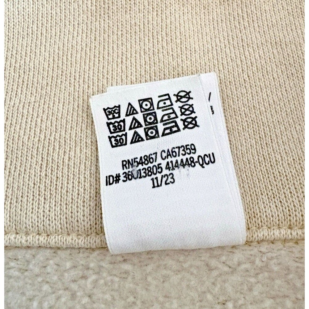 Victoria Secret Sweatshirt Women's Small PINK Sports Club Ivy Fleece Yellow Zip - Picture 10 of 11